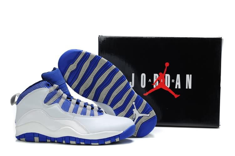 Real New Packaging Air Jordan 10 Old Royal Hot